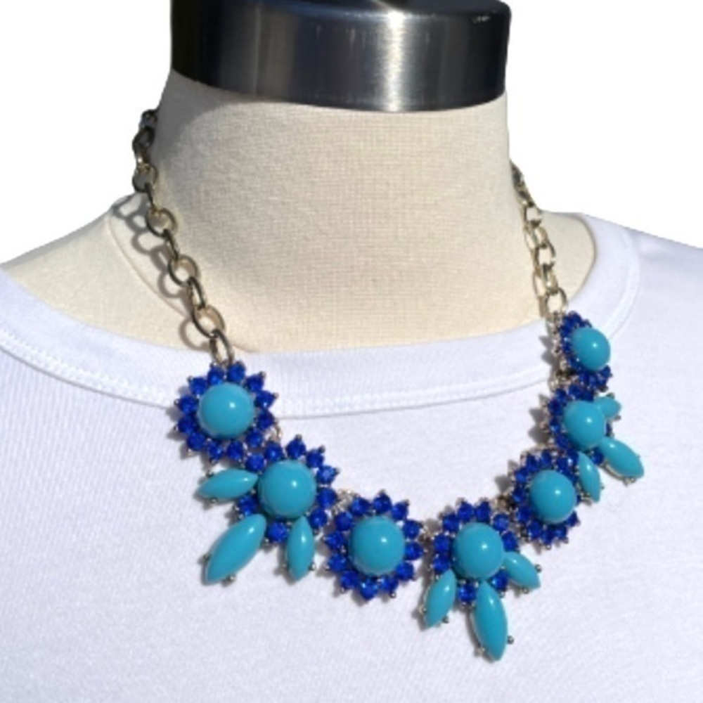 J Crew Necklace Jeweled Statement Bundle of Two - Picture 5 of 8